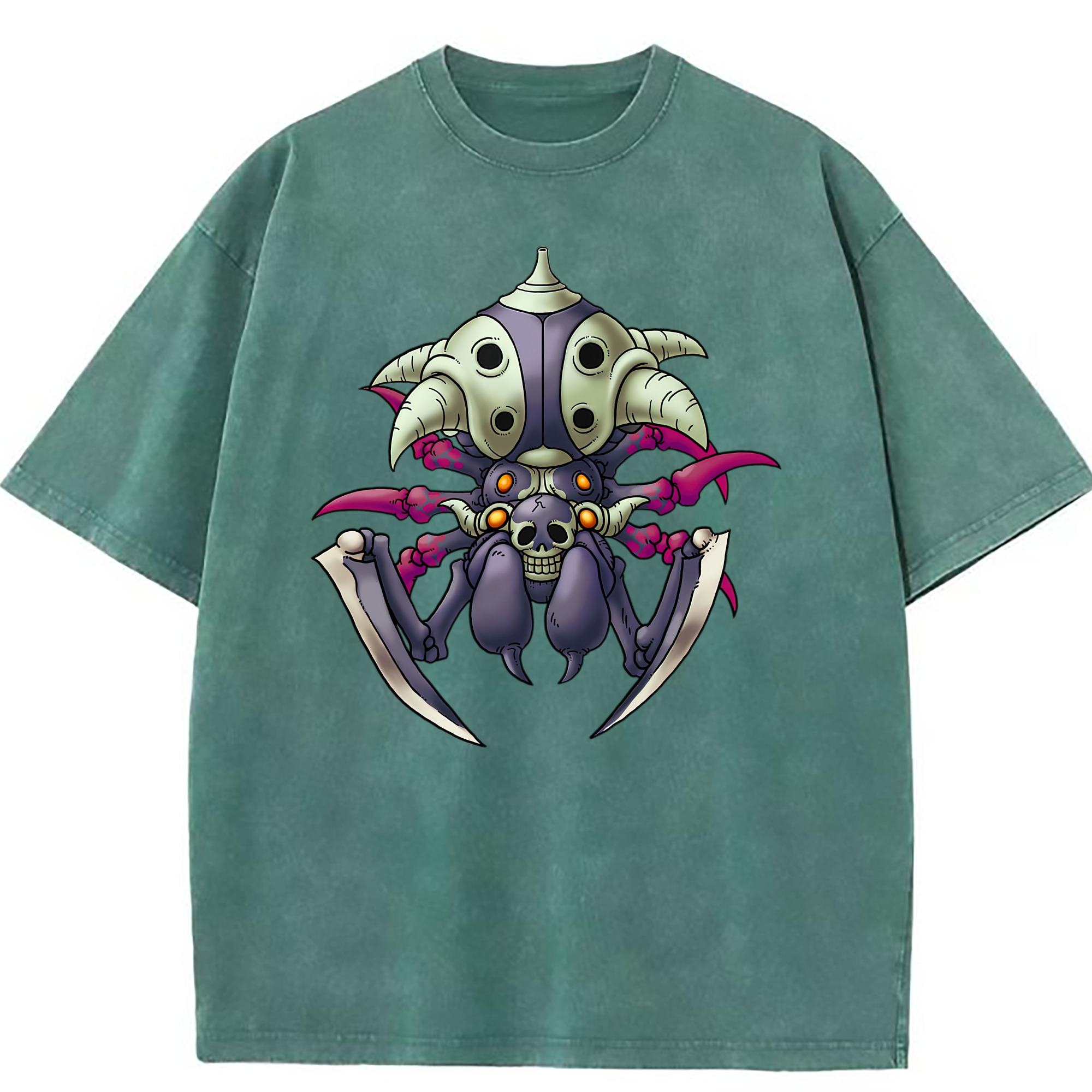 （画像用） ドラゴンクエスト Doragon Kuesuto Dragon Quest 綿100% ヴィンテージ風 半袖Tシャツ（フロントプリント）
